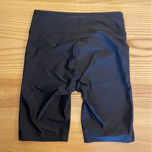 NWOT OUTDOOR VOICES BIKER SHORTS - black - size SMALL - Picture 5 of 5